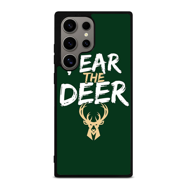 MILWAUKEE BUCKS LOGO BASEBALL FEAR THE DEER Samsung Galaxy S24 Ultra Case Cover