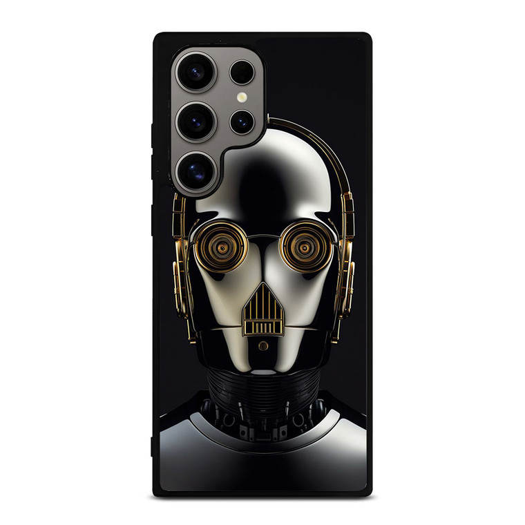 STAR WARS DROID C-3PO FACE Samsung Galaxy S24 Ultra Case Cover