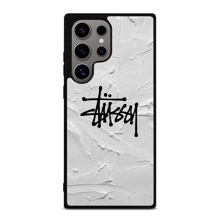 STUSSY LOGO ICON WHITE Samsung Galaxy S24 Ultra Case Cover