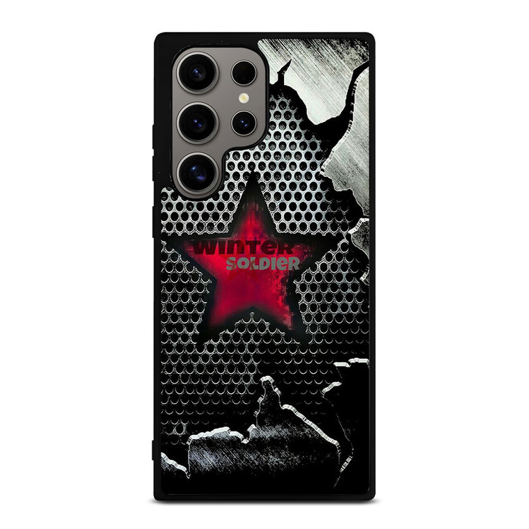 WINTER SOLDIER METAL LOGO AVENGERS Samsung Galaxy S24 Ultra Case Cover