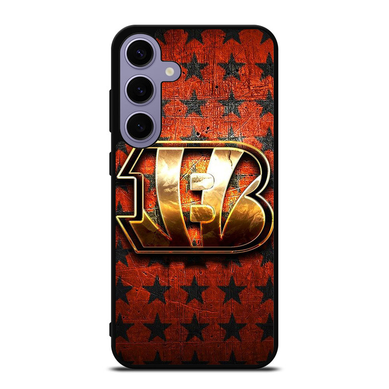 CINCINNATI BENGALS FOOTBALL TEAM LOGO Samsung Galaxy S24 Plus Case Cover