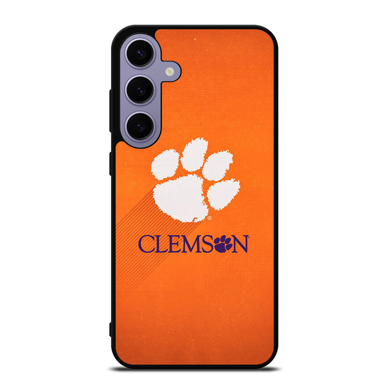 CLEMSON TIGERS LOGO UNIVERSITY FOOTBALL PAW ICON Samsung Galaxy S24 Plus Case Cover