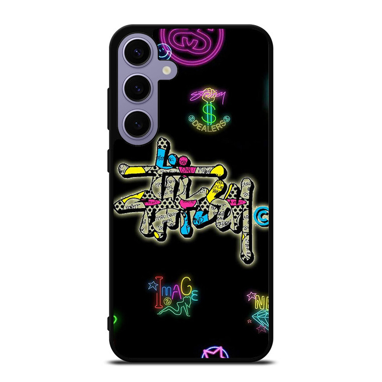 STUSSY LOGO THE DEALERS COLORFUL ICON Samsung Galaxy S24 Plus Case Cover