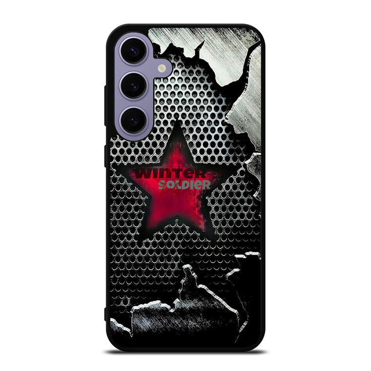 WINTER SOLDIER METAL LOGO AVENGERS Samsung Galaxy S24 Plus Case Cover