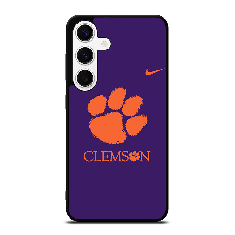 CLEMSON TIGERS LOGO UNIVERSITY FOOTBALL PAW NIKE ICON Samsung Galaxy S24 Case Cover