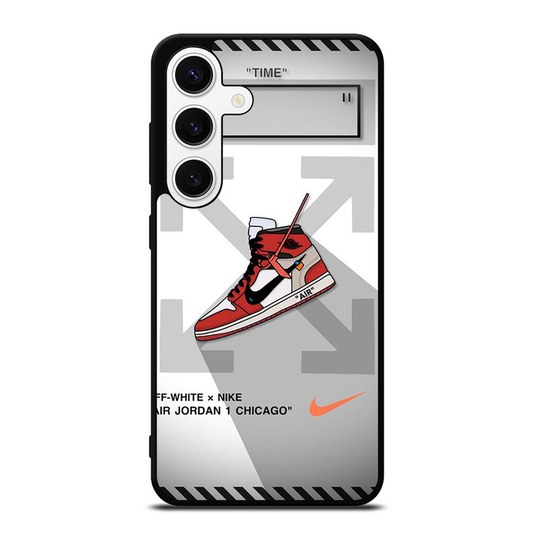 OFF WHITE NIKE AIR JORDAN CHICAGO Samsung Galaxy S24 Case Cover