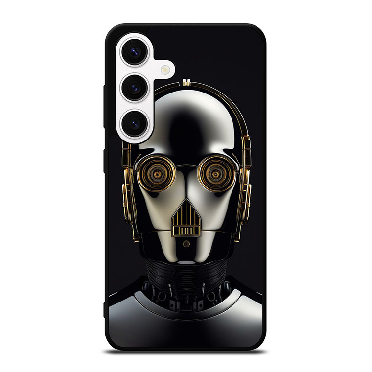 STAR WARS DROID C-3PO FACE Samsung Galaxy S24 Case Cover