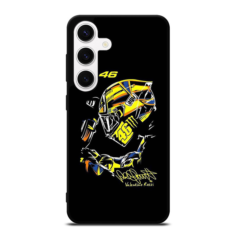 VALENTINO ROSSI THE DOCTOR 46 SIGNATURE Samsung Galaxy S24 Case Cover