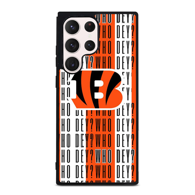 CINCINNATI BENGALS FOOTBALL LOGO WHO DEY Samsung Galaxy S23 Ultra Case Cover