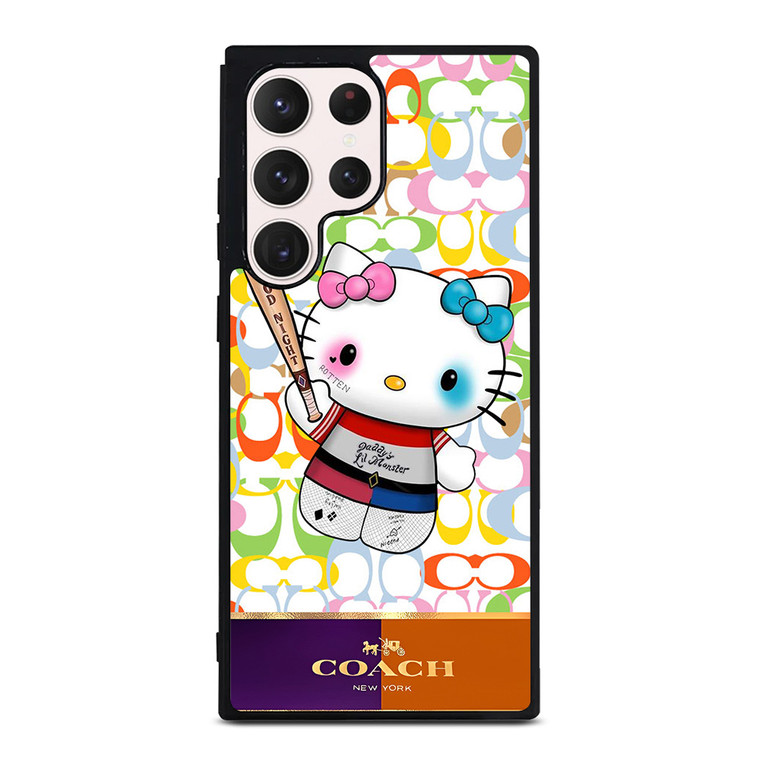 COACH NEW YORK LOGO HELLO KITTY HARLEY QUINN Samsung Galaxy S23 Ultra Case Cover