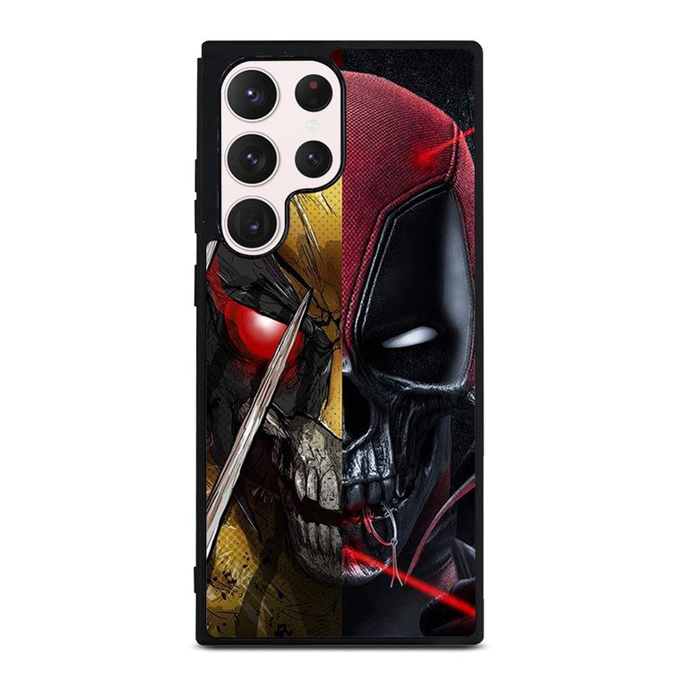 DEADPOOL X WOLVERINE SKULL ICON Samsung Galaxy S23 Ultra Case Cover