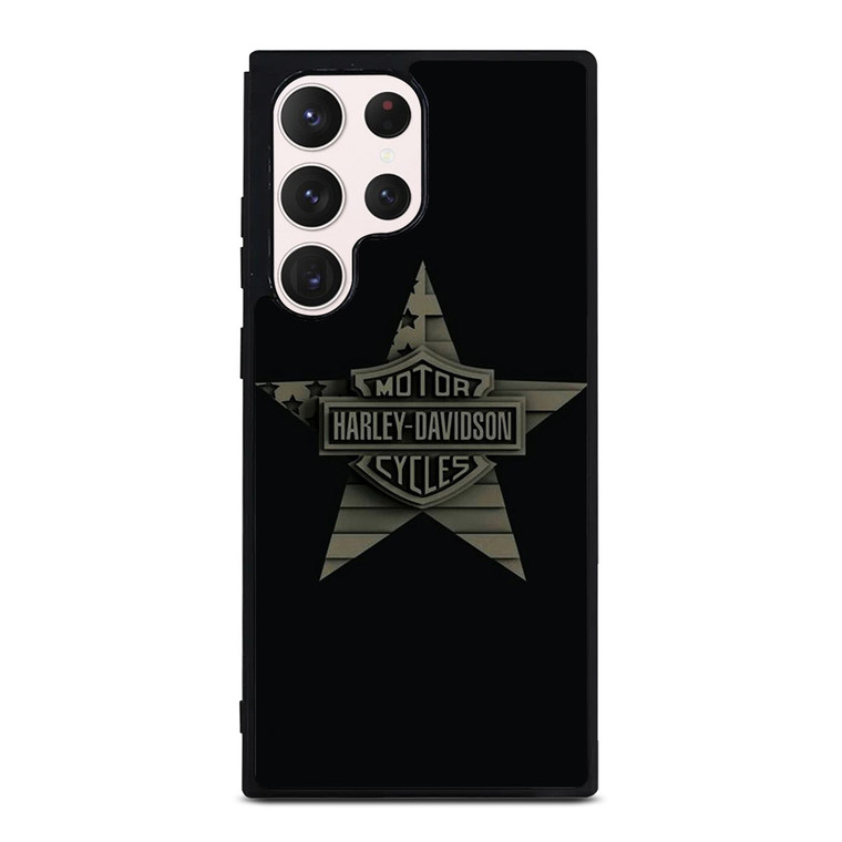 HARLEY DAVIDSON MOTORCYCLES COMPANY LOGO STAR Samsung Galaxy S23 Ultra Case Cover