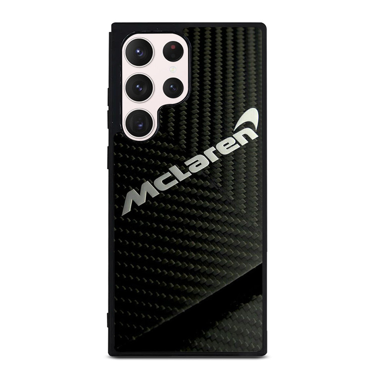 MCLAREN CAR LOGO CARBON Samsung Galaxy S23 Ultra Case Cover