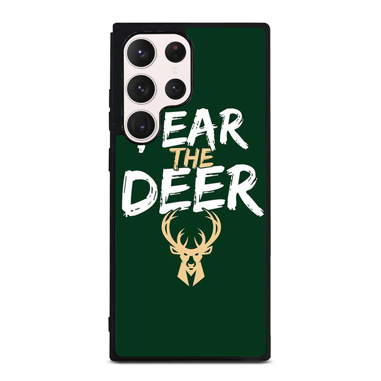 MILWAUKEE BUCKS LOGO BASEBALL FEAR THE DEER Samsung Galaxy S23 Ultra Case Cover