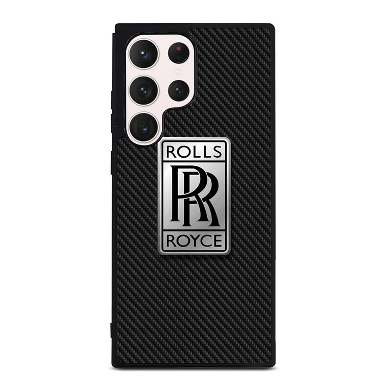 ROLLS ROYCE CAR LOGO CARBON Samsung Galaxy S23 Ultra Case Cover