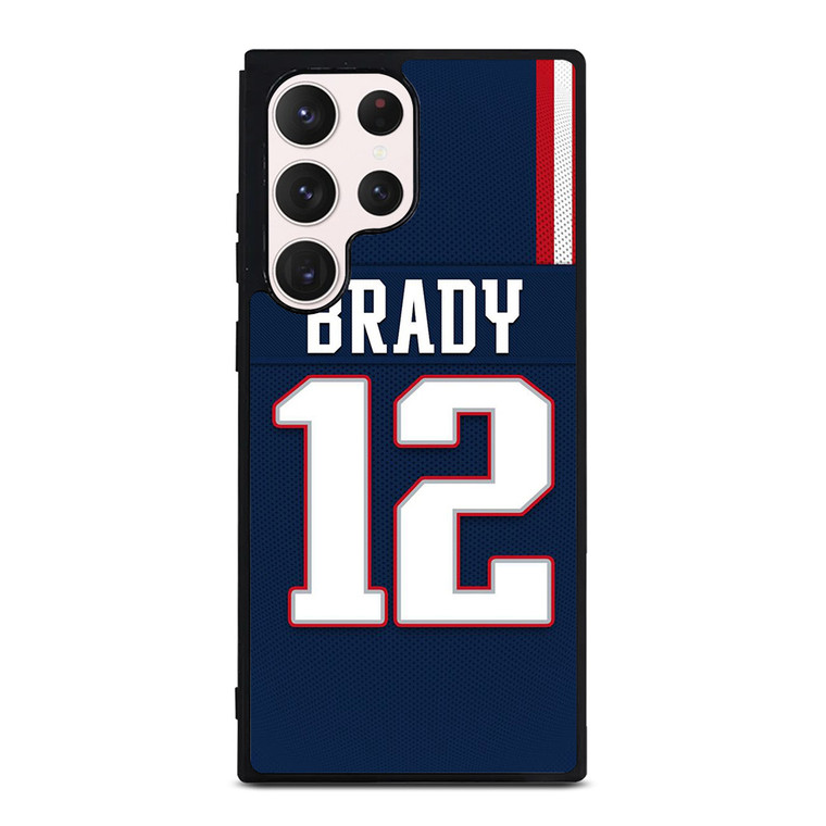 TOM BRADY NEW ENGLAND PATRIOTS 12 JERSEY Samsung Galaxy S23 Ultra Case Cover