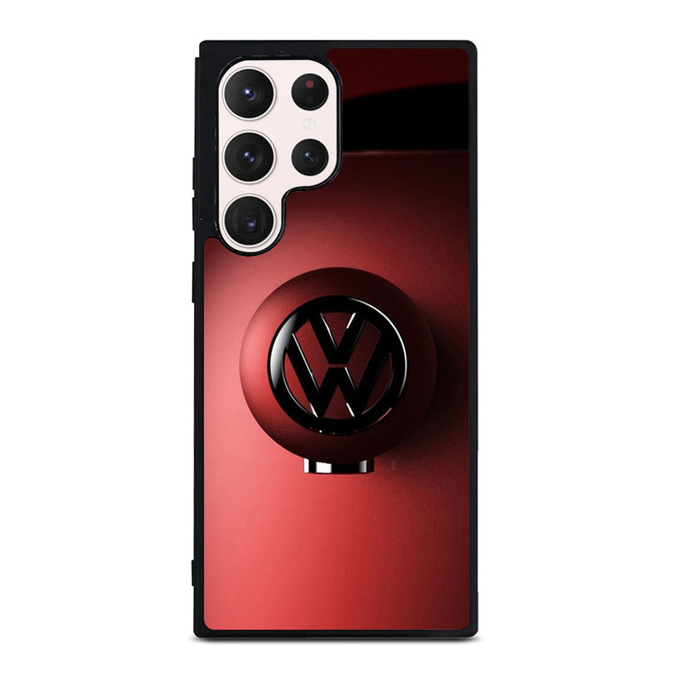 VW VOLKSWAGEN CAR LOGO RED Samsung Galaxy S23 Ultra Case Cover