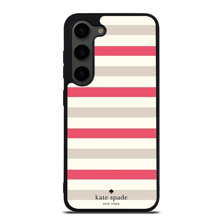 KATE SPADE NEW YORK STRIPES RED WHITE Samsung Galaxy S23 Plus Case Cover