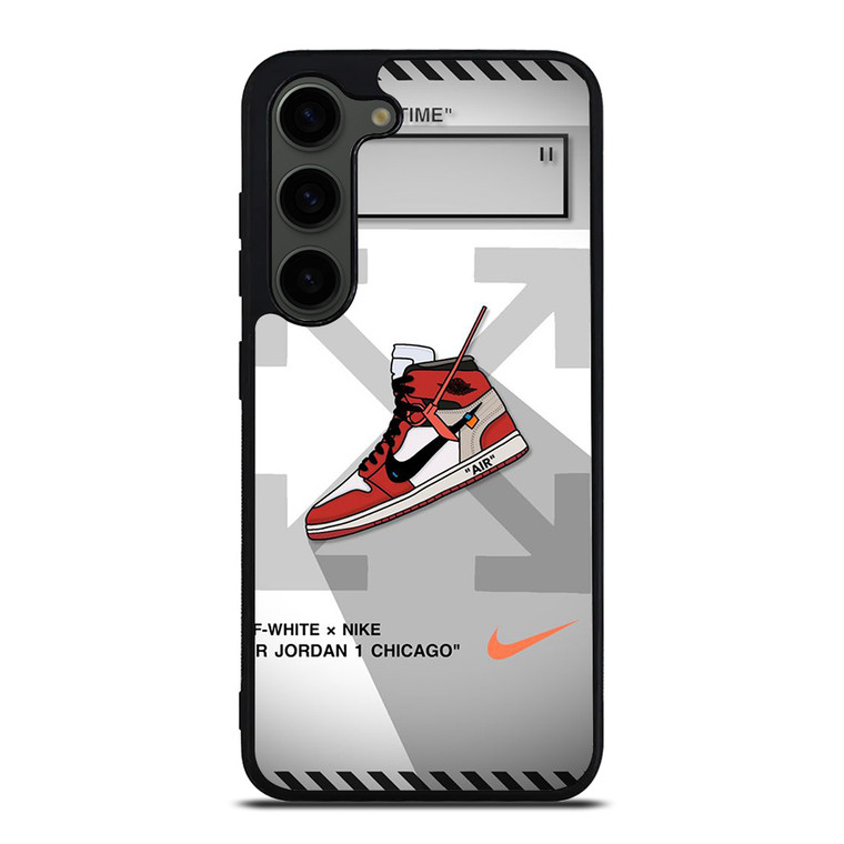 OFF WHITE NIKE AIR JORDAN CHICAGO Samsung Galaxy S23 Plus Case Cover