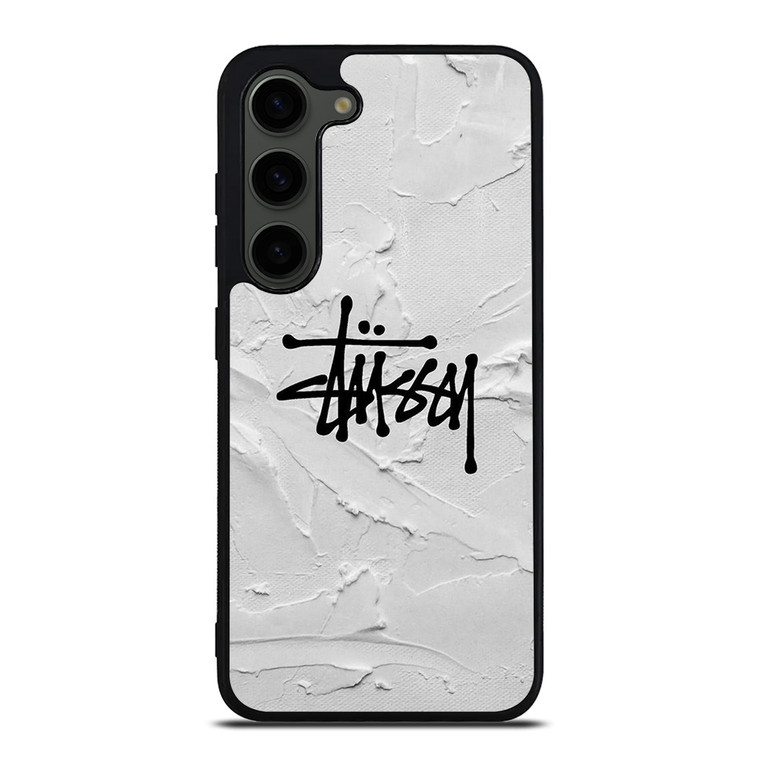 STUSSY LOGO ICON WHITE Samsung Galaxy S23 Plus Case Cover