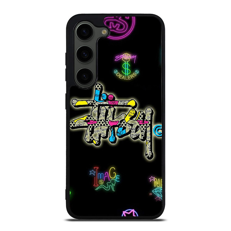 STUSSY LOGO THE DEALERS COLORFUL ICON Samsung Galaxy S23 Plus Case Cover