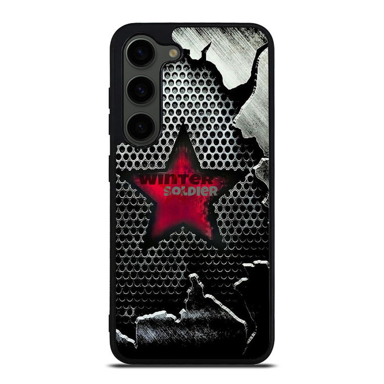 WINTER SOLDIER METAL LOGO AVENGERS Samsung Galaxy S23 Plus Case Cover