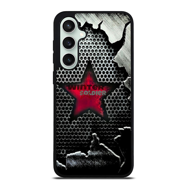 WINTER SOLDIER METAL LOGO AVENGERS Samsung Galaxy S23 FE Case Cover