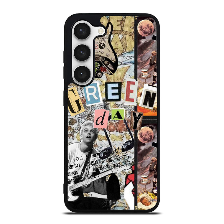 GREEN DAY BAND ART COLLAGE Samsung Galaxy S23 Case Cover