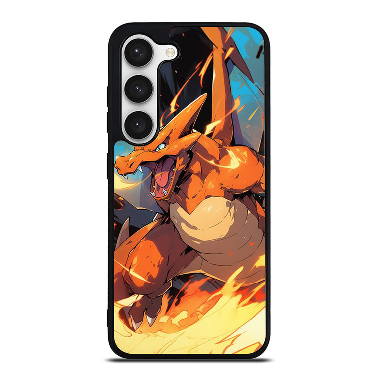 POKEMON CHARIZAR POCKET MONSTERS ART Samsung Galaxy S23 Case Cover