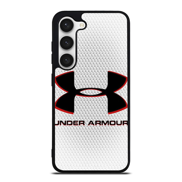 UNDER ARMOUR LOGO WHITE ICON Samsung Galaxy S23 Case Cover