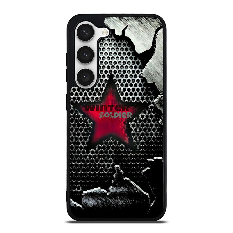 WINTER SOLDIER METAL LOGO AVENGERS Samsung Galaxy S23 Case Cover