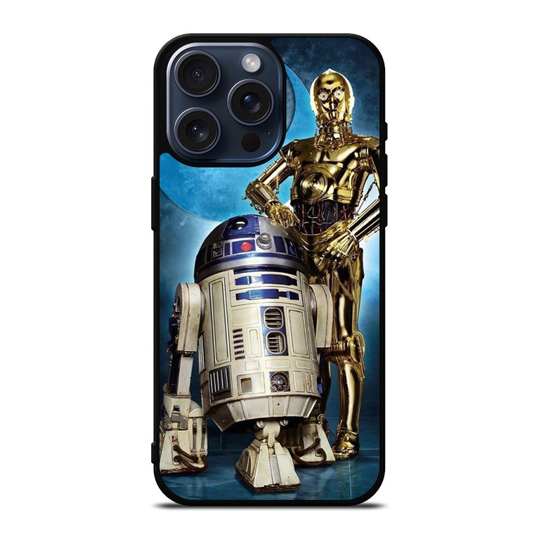 DROID 3-CPO AND R2-D2 STAR WARS iPhone 15 Pro Max Case Cover