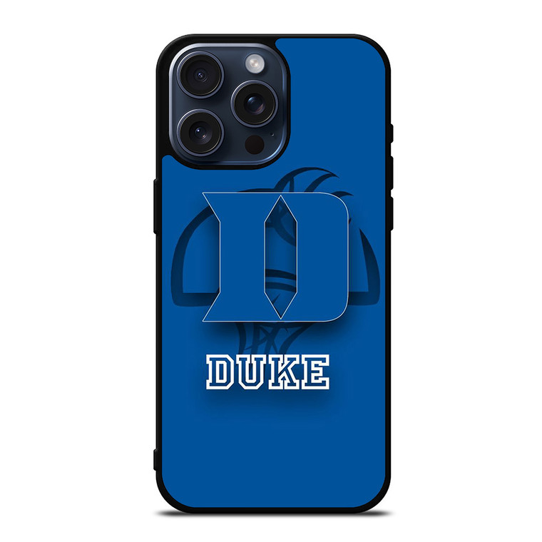 DUKE BLUE DEVILS LOGO BASEBALL TEAM ICON iPhone 15 Pro Max Case Cover