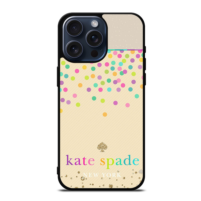 KATE SPADE NEW YORK RAINBOW POLKADOTS iPhone 15 Pro Max Case Cover