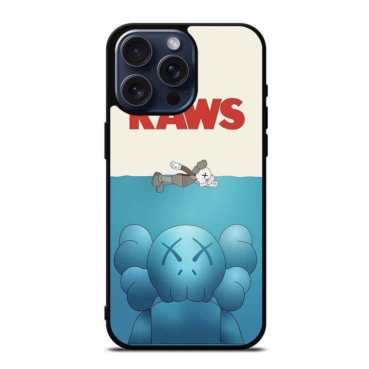 KAWS JAWS FUNNY ICON iPhone 15 Pro Max Case Cover