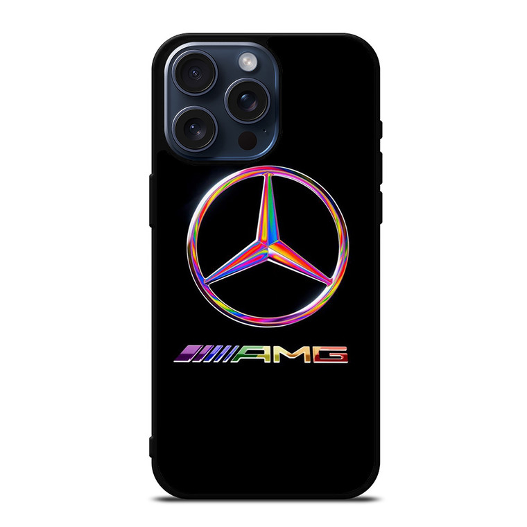 MERCEDEZ BENS LOGO RAINBOW iPhone 15 Pro Max Case Cover