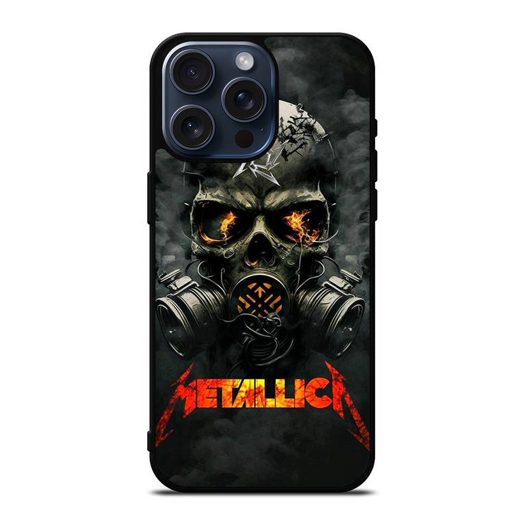 METALLICA BAND ICON SKULL iPhone 15 Pro Max Case Cover