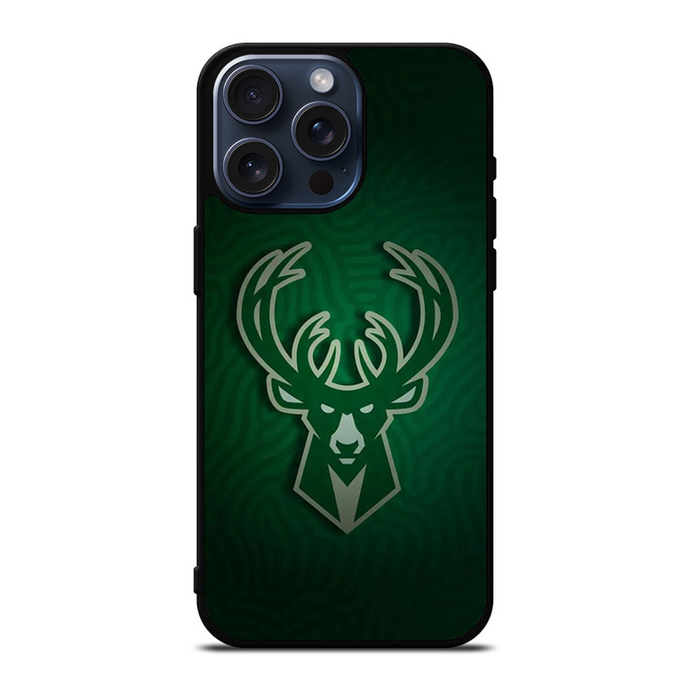 MILWAUKEE BUCKS LOGO BASEBALL TEAM ICON iPhone 15 Pro Max Case Cover