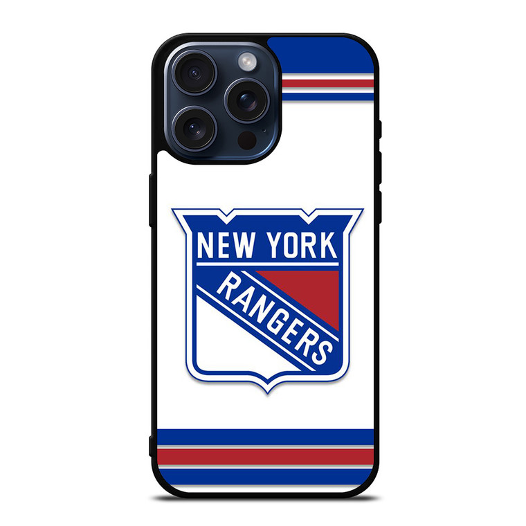 NEW YORK RANGERS ICON HOCKEY TEAM LOGO iPhone 15 Pro Max Case Cover