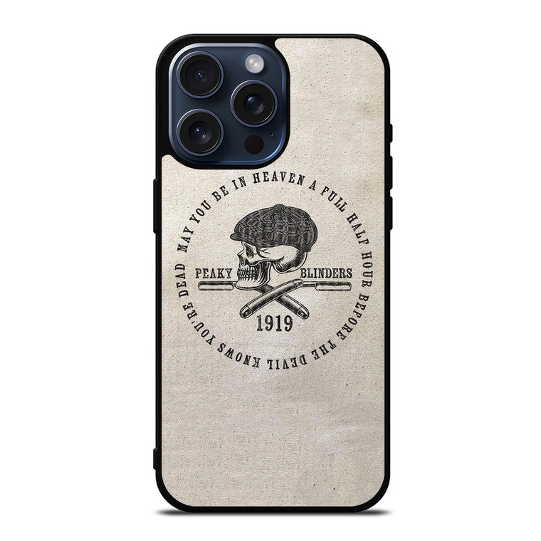 PEAKY BLINDERS SERIES ICON 1919 iPhone 15 Pro Max Case Cover