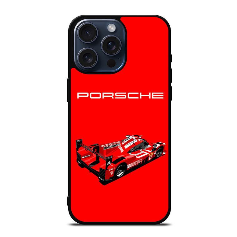 PORSCHE CAR 919 LOGO iPhone 15 Pro Max Case Cover