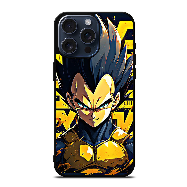 PRINCE VEGETA DRAGON BALL ANIME MANGA iPhone 15 Pro Max Case Cover