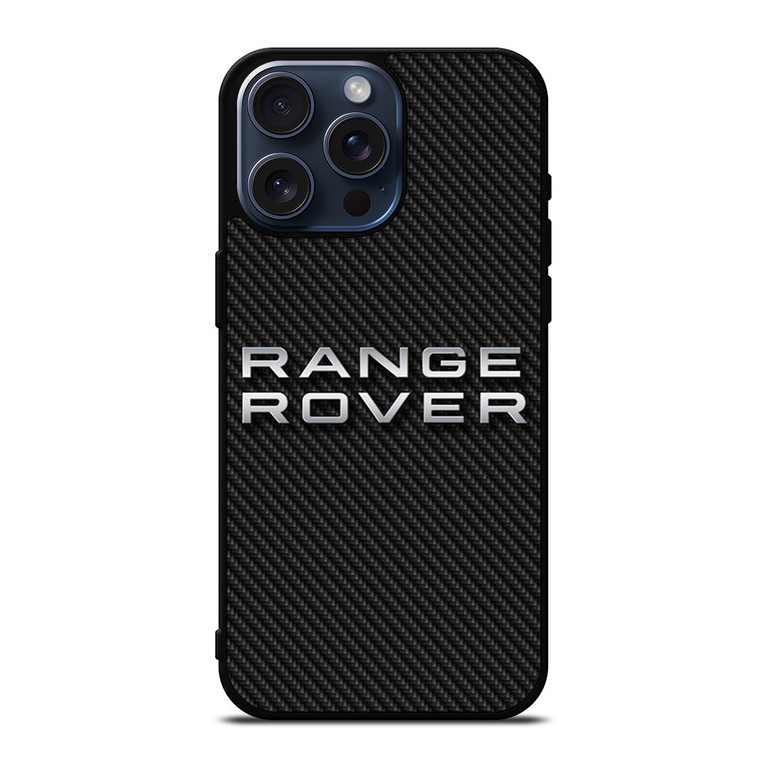 RANGE ROVER LAND ROVER LOGO CARBON iPhone 15 Pro Max Case Cover