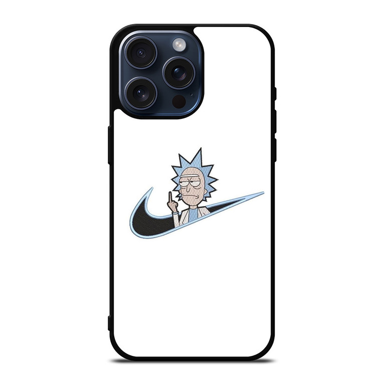 RICK AND MORTY NIKE LOGO iPhone 15 Pro Max Case Cover