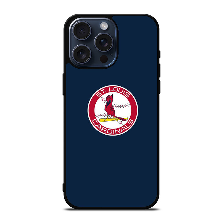 ST LOUIS CARDINALS MASCOT BASEBALL TEAM LOGO iPhone 15 Pro Max Case Cover