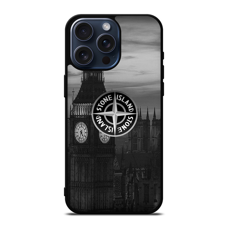 STONE ISLAND LOGO BIG BEN iPhone 15 Pro Max Case Cover