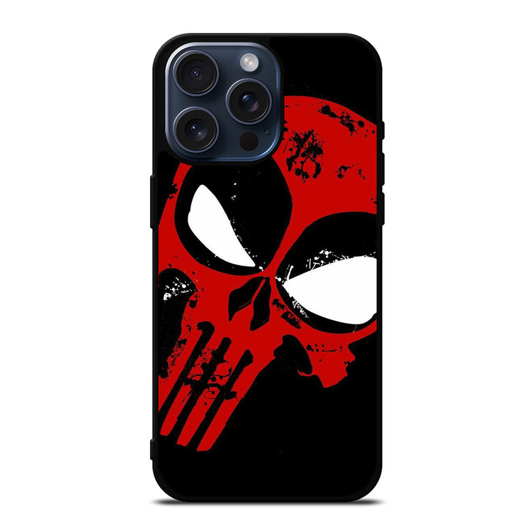 THE PUNISHER DEADPOOL ICON MARVEL iPhone 15 Pro Max Case Cover