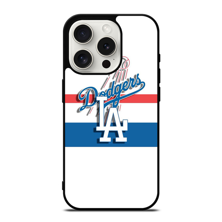 LA DODGERS LOS ANGELES LOGO BASEBALL TEAM ICON iPhone 15 Pro Case Cover