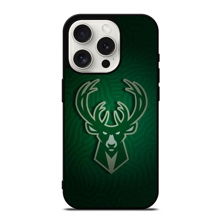 MILWAUKEE BUCKS LOGO BASEBALL TEAM ICON iPhone 15 Pro Case Cover