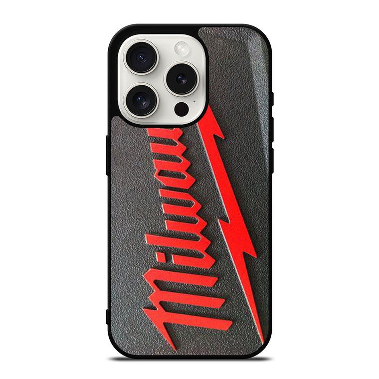 MILWAUKEE TOOL LOGO METAL ICON iPhone 15 Pro Case Cover